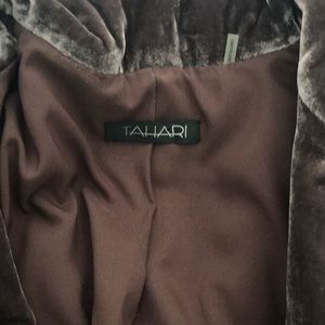 Tahari soft velvet blazers